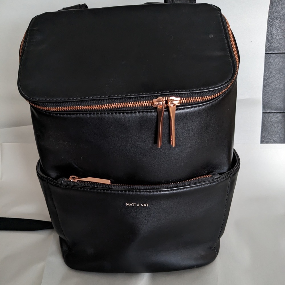 Mat & Nat Backpack with Rose Gold hardware